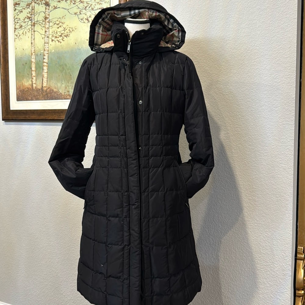 Authentic Burberry Coat with hood